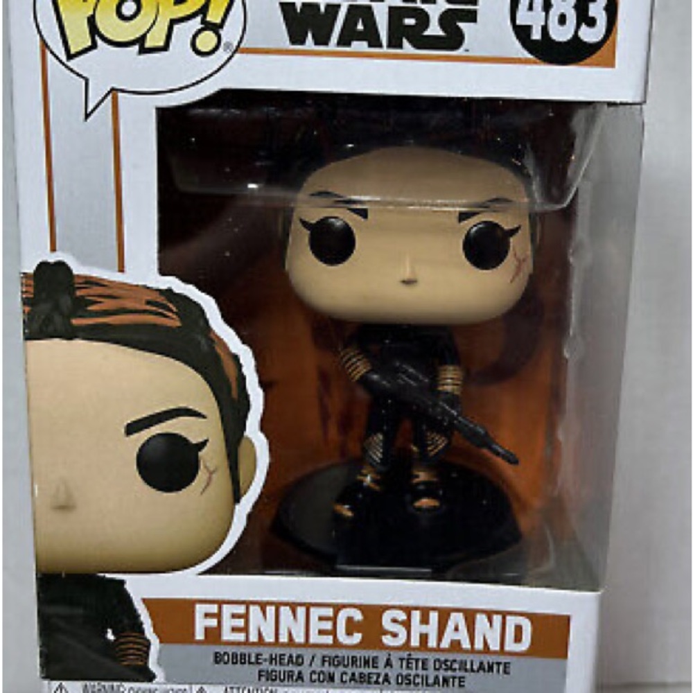 New Funko Pop! Star Wars: The Mandalorian - Fennec Shand Vinyl Bobblehead #483 - Picture 8 of 13